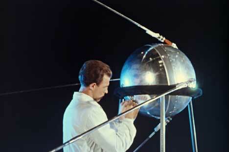 USSR launches Sputnik