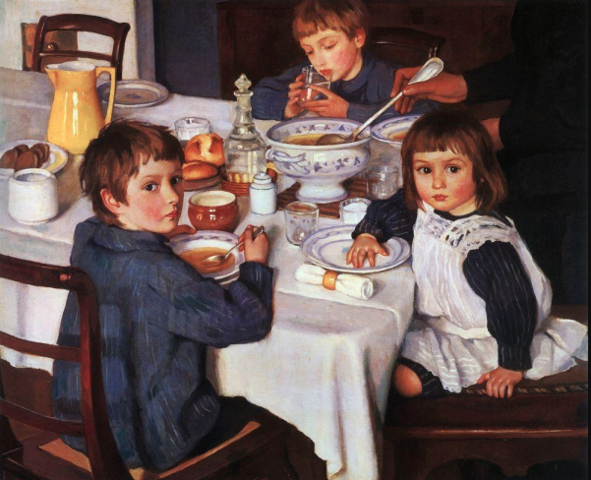 "Desayuno" de ZINAIDA SEREBRIAKOVA