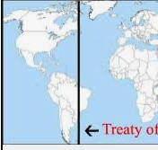 Treaty of Tordesillas was signed