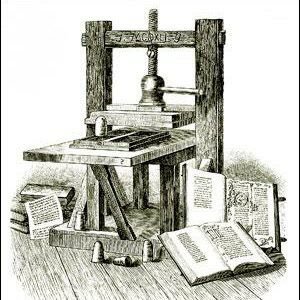 Procédé d’imprimerie de Jean Gutenberg