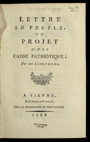 Opuscolo "Lettre au peuple"