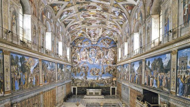 Michael-Ange peint la chapelle Sixtine