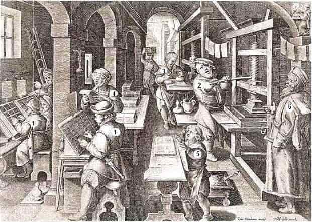 Invention de l'imprimerie