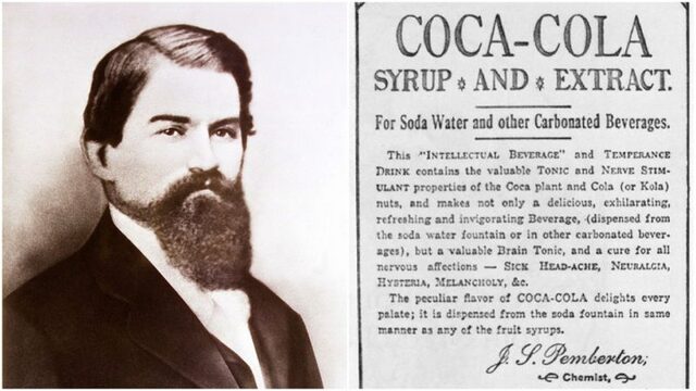 Coca-Cola originated in 1886 at Pemberton Chemical Company