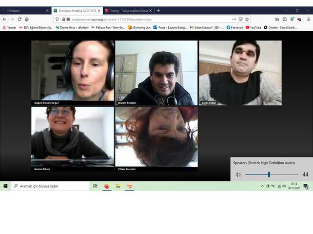 Teachers' First Online Meeting