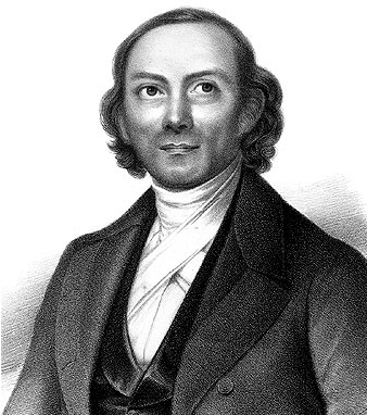 Ernst Heinrich Weber, 1795 - 1878.