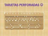 Tarjetas perforadas