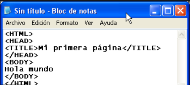 El primer documento formal con la descripción de HTML.