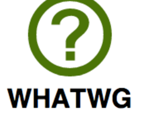 Organización de una nueva asociación llamada WHATWG .