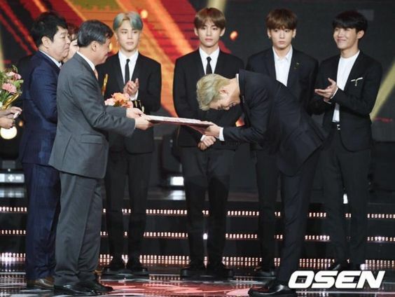 BTS cultural merit award