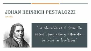 PRINCIPIOS PEDAGOGICOS  DE PEZTALOZZI
