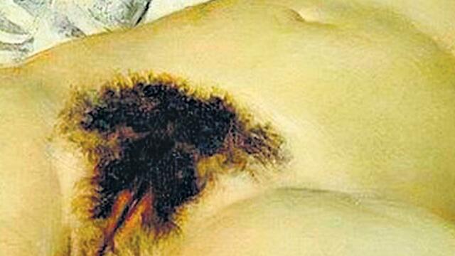 "El origen del mundo" de COURBET