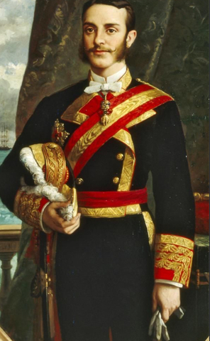 El comienzo de el reinado de Alfonso XII