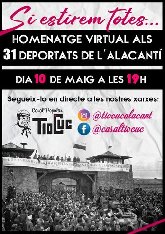 Homenatge virtual als deportats de l'Alacantí