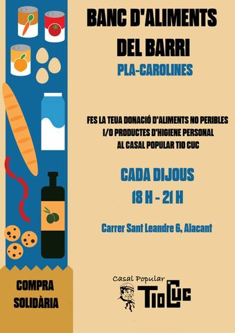 Recollida d'aliments al Casal