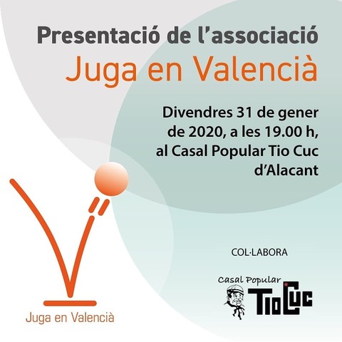 Presentació de Juga en Valencià