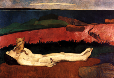 "La pérdida de la virginidad" de  PAUL GAUGUIN