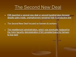 FDR's second New Deal