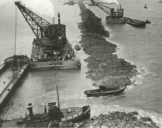 Het laatste gat in de Afsluitdijk wordt gedicht