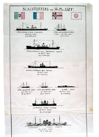 Nederlandse onderzeeboot O 21 brengt Duitse U-boot tot zinken