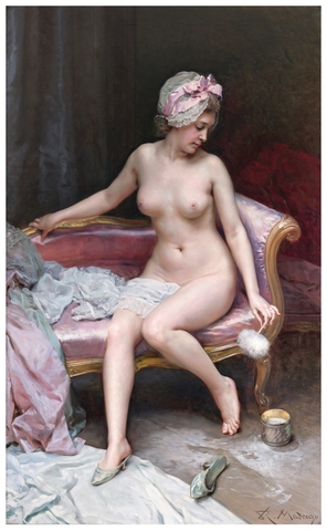 "Después del baño (Desnudo de mujer)" de Raimundo de Madrazo