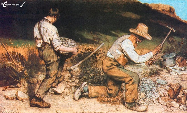 Los Picapedreros. Courbet