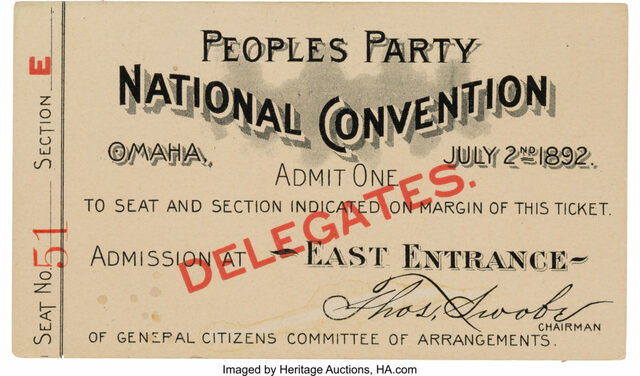 Populist Party Founded