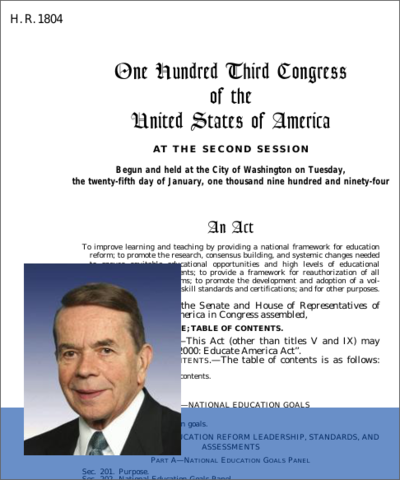 Goals 2000 act of 1994 - 3/31/1994