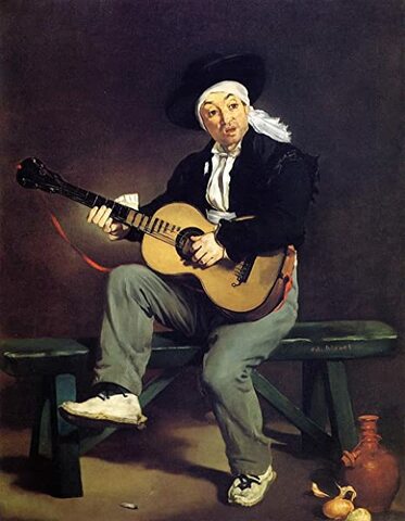 El guitarrero. Manet