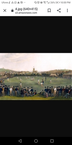 First International Match played