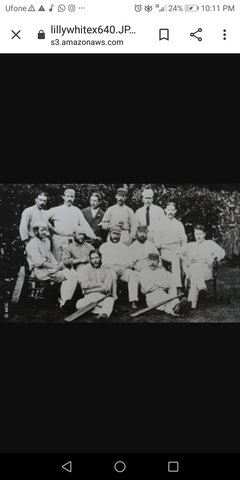 First Test Match played