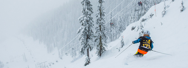 premiere competition de free ski