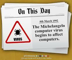 When was the Michelangelo virus created?