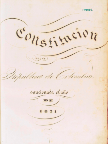 Constitución de Cúcuta (La Gran Colombia)