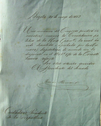 Constitución de la Nueva Granada