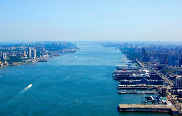 Verrazzano discovers the New York harbor