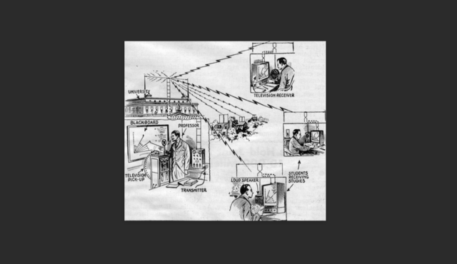 Beginning of Television Instruction