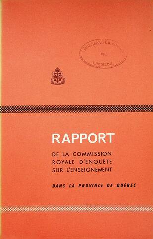 Commission royale d'enquête sur l'enseignement au Québec
