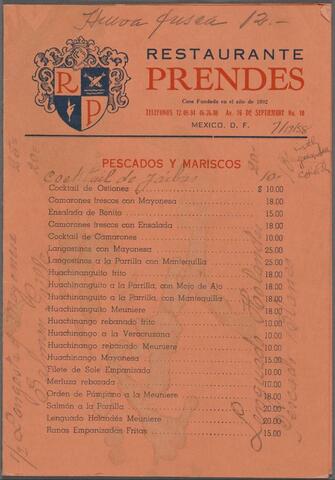 Se fundó el restaurante Casa Prende