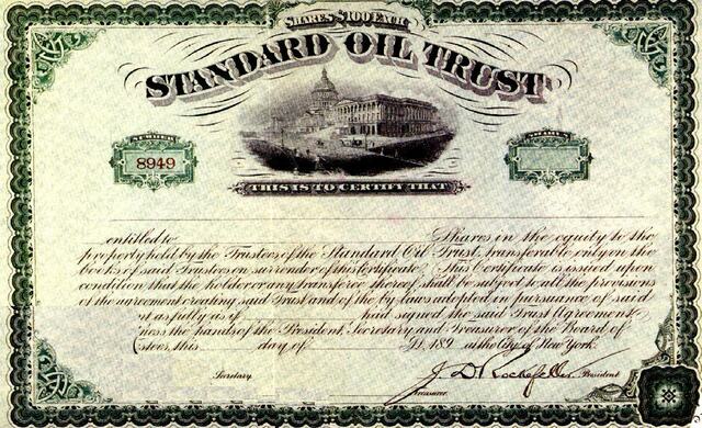 Standard Oil Company Founded by John D. Rockefeller