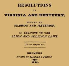 The Virginia and Kentucky Resolutions