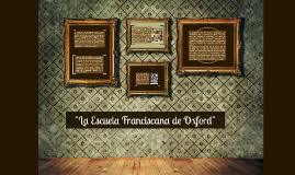 Escuela Franciscana de Oxford