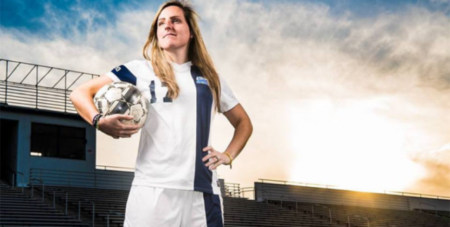 Seleccionada entre 200 personas para una beca deportiva en un equipo de primera división