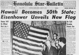 Hawaii becomes a state