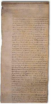 La carta de Derechos 1689