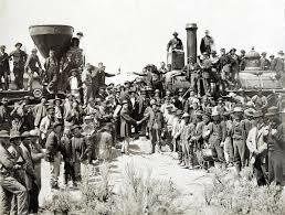 Transcontinental Railroad completed