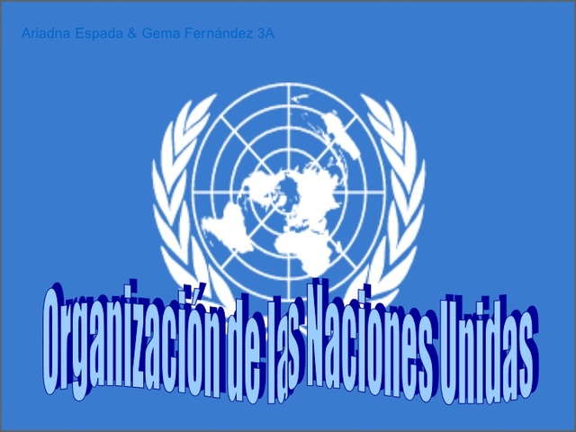 Organización de las naciones unidas