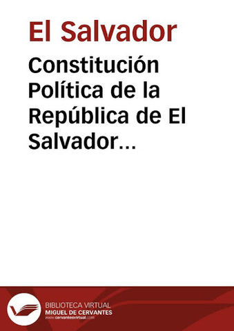 Constitución política de El Salvador 1945