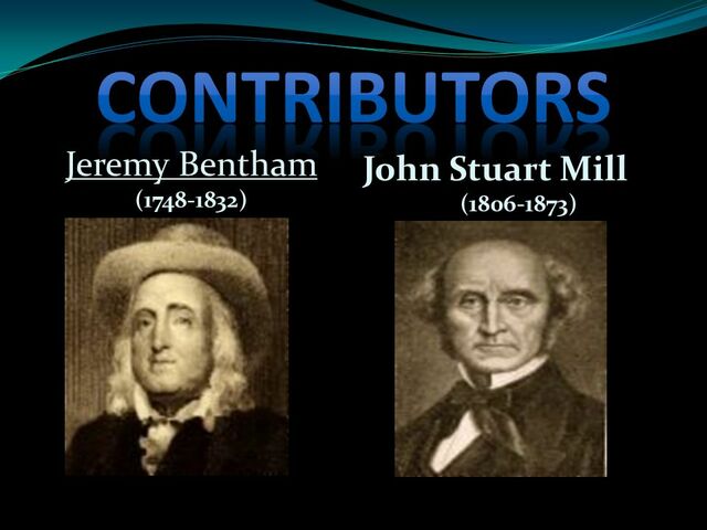 Jeremy Bentham and John Stuart Mill