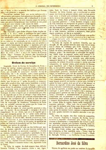 Atribuição de responsabilidades aos Bombeiros